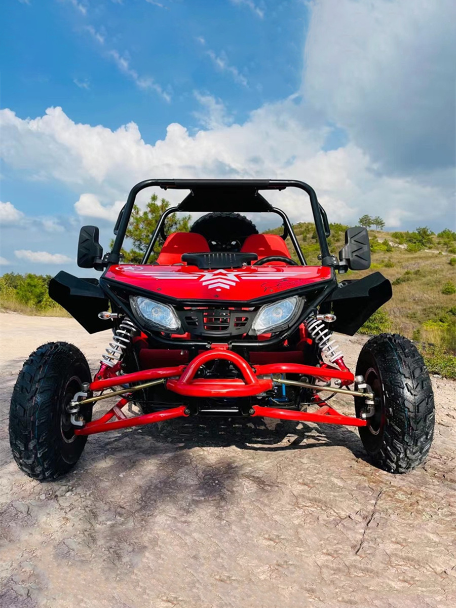 Todo terreno ATV de cuatro ruedas todoterreno kart 200cc gasolina adulto motocicleta patio de recreo escénico doble ATV