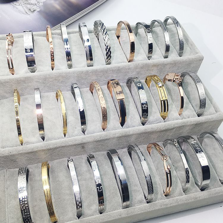 Cross-border fashion exquisite stainless...