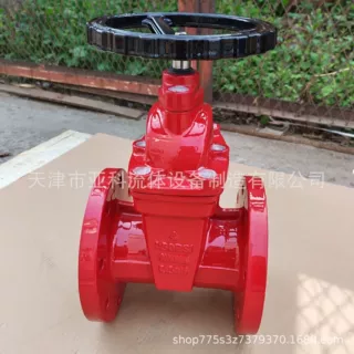 美标球墨铸铁软密封暗杆手动闸阀 AWWA C509  Z45X-16Q