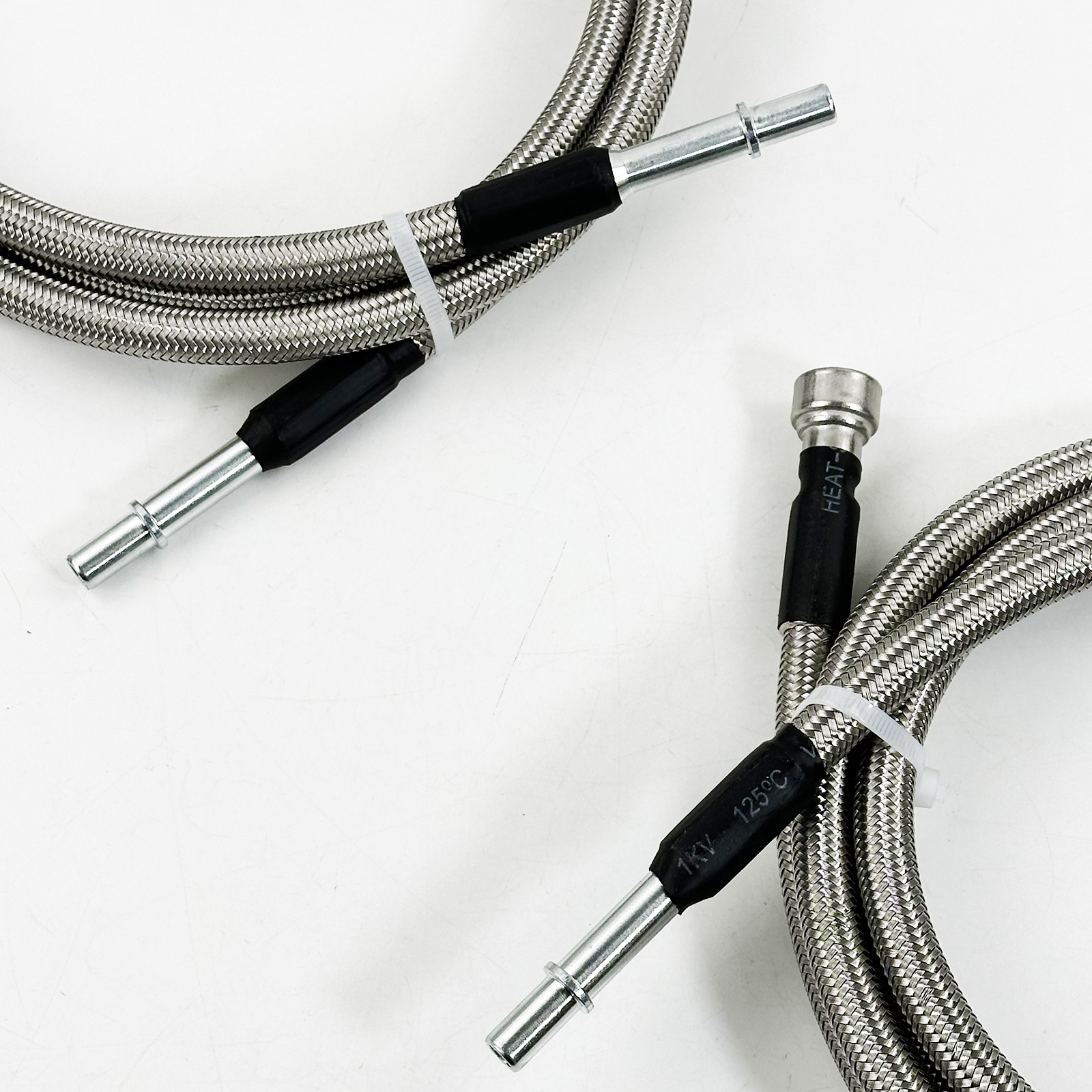 819-846 Repair Line Flexible Stainless Steel Braided Fuel Line Kit Compatible with 2004-2010 Chevrolet