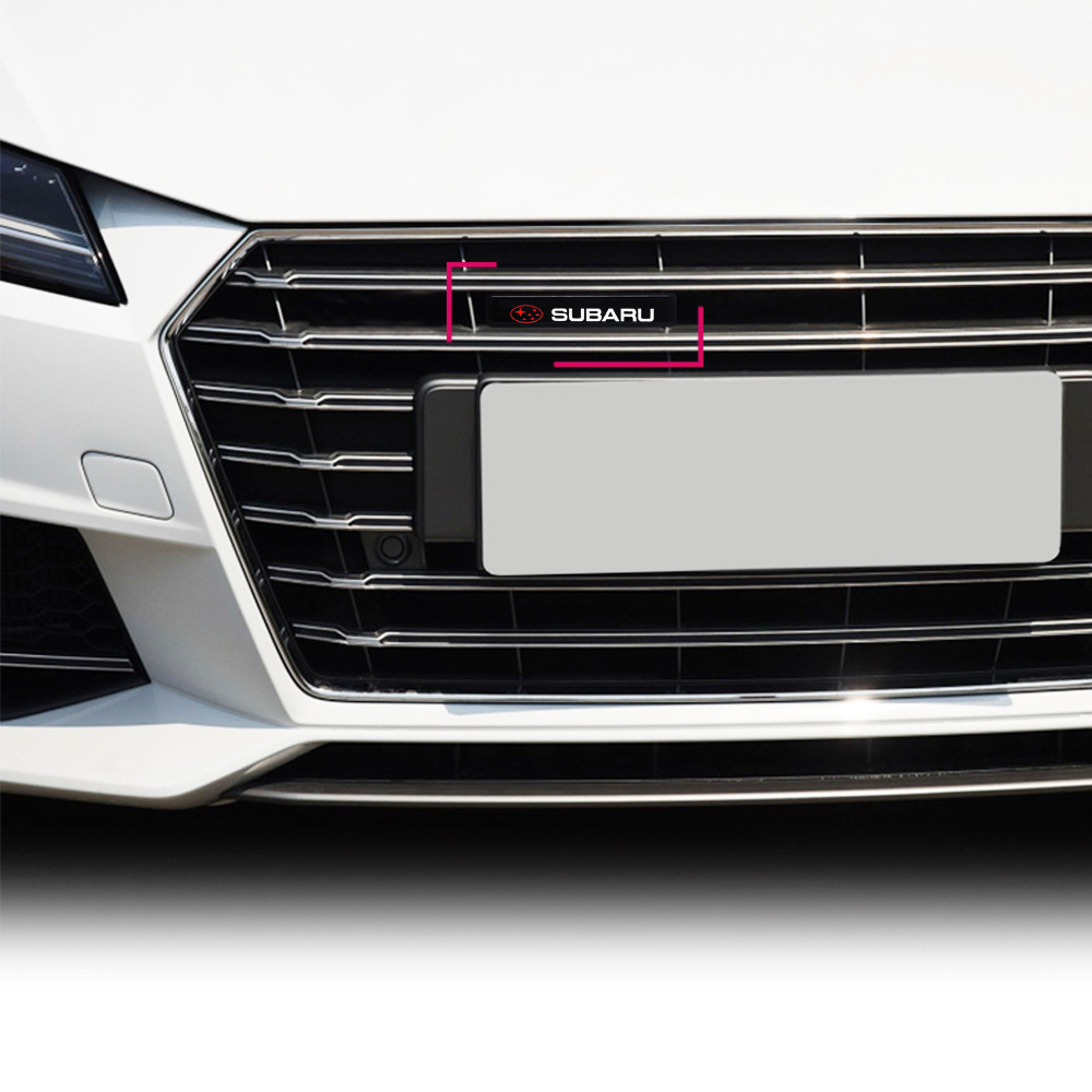 Car mid-net luminous car logo light LED mid-Net light front fence decoration universal mid-NET logo light modified luminous light