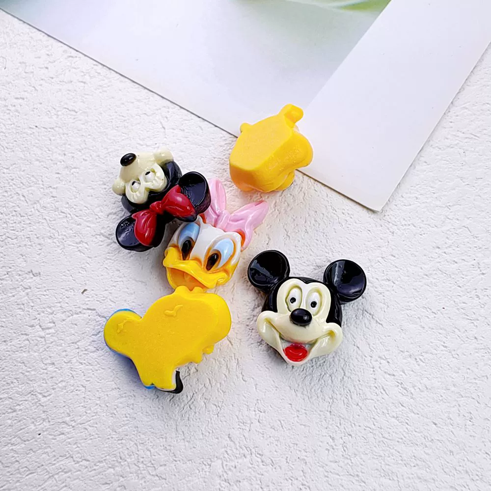 Cartoon cute cream accessories, phone case, hairgrip, hair accessory, pendant, with little bears, DIY