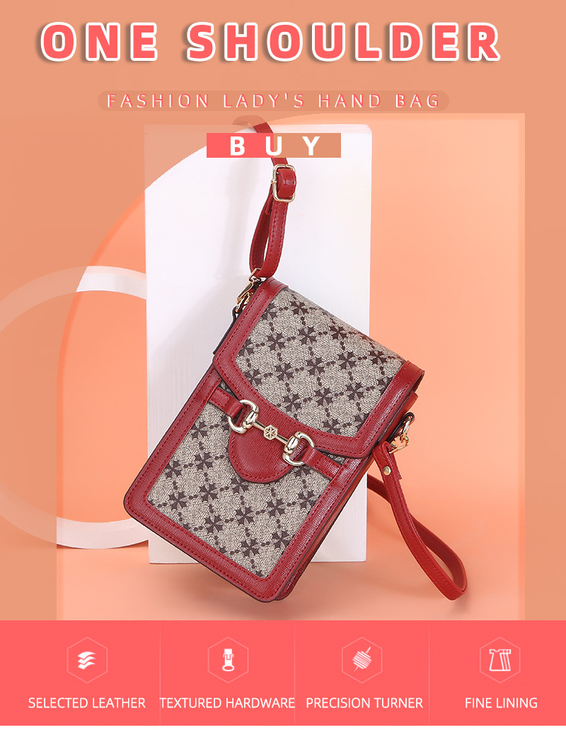BAELLERRY Borsa a tracolla 2023 Nuova borsa per cellulare di tendenza primavera ed estate Borsa a tracolla di fascia alta di moda semplice Borsa femminile_voghion.com