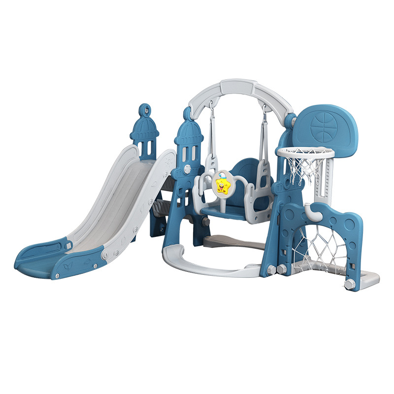 Children's Slide, Swing, Four-In-One Toy Combination, Small Indoor Home Kindergarten Baby Playground