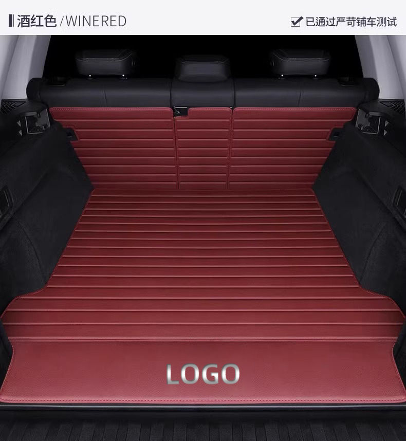 Applicable to BMW x3 5 series 3 series x5 x 1 530 I 3 325li 525 x 7 trunk mat can be fixed LOGO