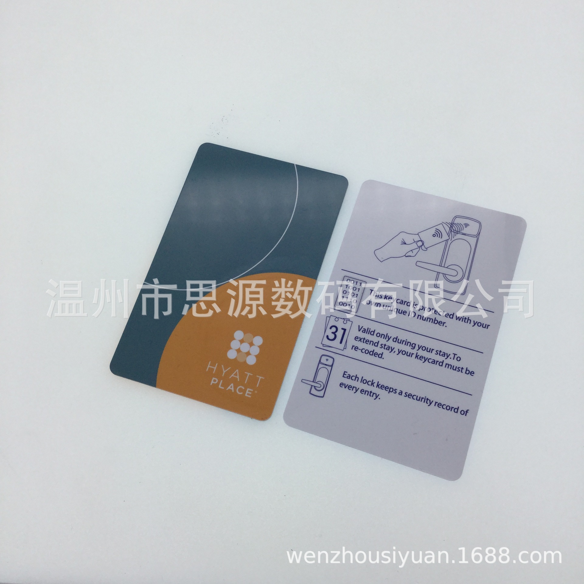 1K M1 IC 芯片卡酒店电子门锁感应房卡ving card系统加密卡