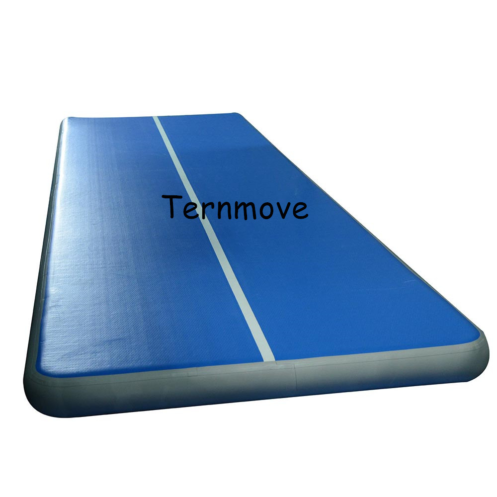 拉丝跆拳道充气空翻气垫武术特技加厚充气体操舞蹈后手翻保护垫子