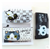 Cute capacious pencil case, waterproof stationery for elementary school students suitable for men and women, storage bag, cat