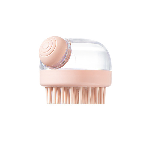Multifunctional bath brush, press and liquid shampoo brush, Japanese foaming massage bath brush, pet head scratcher, shampoo brush