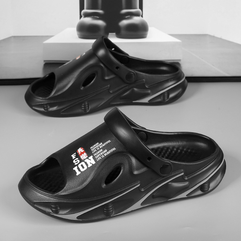 Sandalias pareja 2025 sandalias y pantuflas de verano ocio plataforma sandalias y pantuflas de playa de doble uso exterior zapatillas deportivas vietnamitas