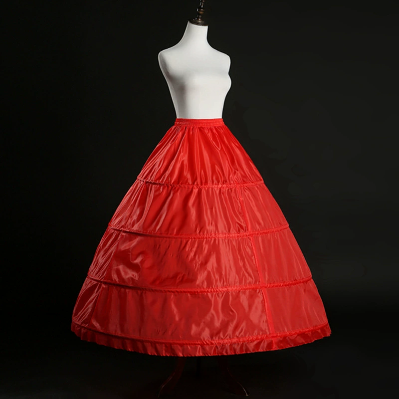 Четыре стальных кольца юбка красный