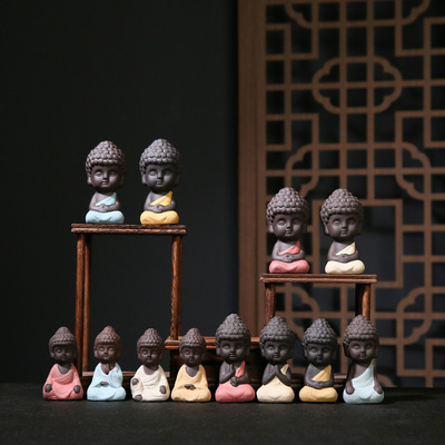 Cross -Border Creative Zisha Xiaorai Buddha Camellia Tea Table украшение чай термид маленький бутик лаббер