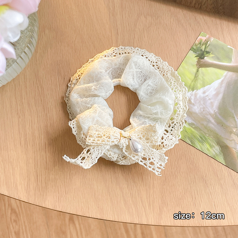 Lazo para el cabello de intestino grueso rayado coreano para mujer, sensación de alto nivel, cuerda para el cabello de cola de caballo, banda de goma para la cabeza para niñas, cuerda para la cabeza de gran tamaño, accesorios para el cabello de flores para la cabeza