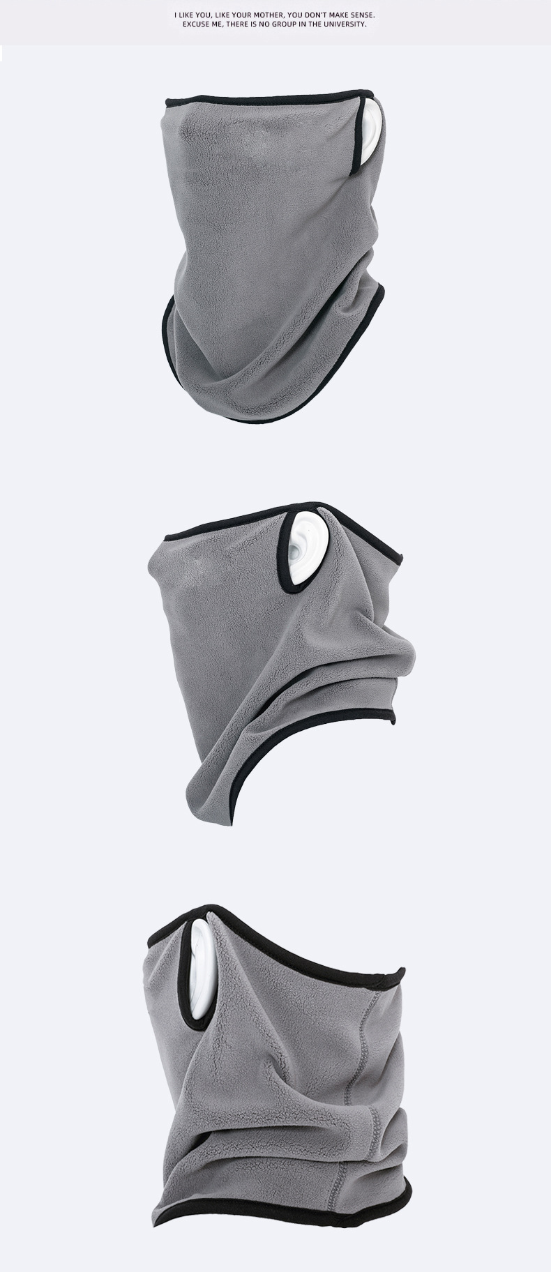 Maschera per le orecchie da ciclismo autunnale e invernale, sciarpa calda, copriorecchie monopezzo in velluto da donna, protezione, protezione per il collo da uomo_voghion.com