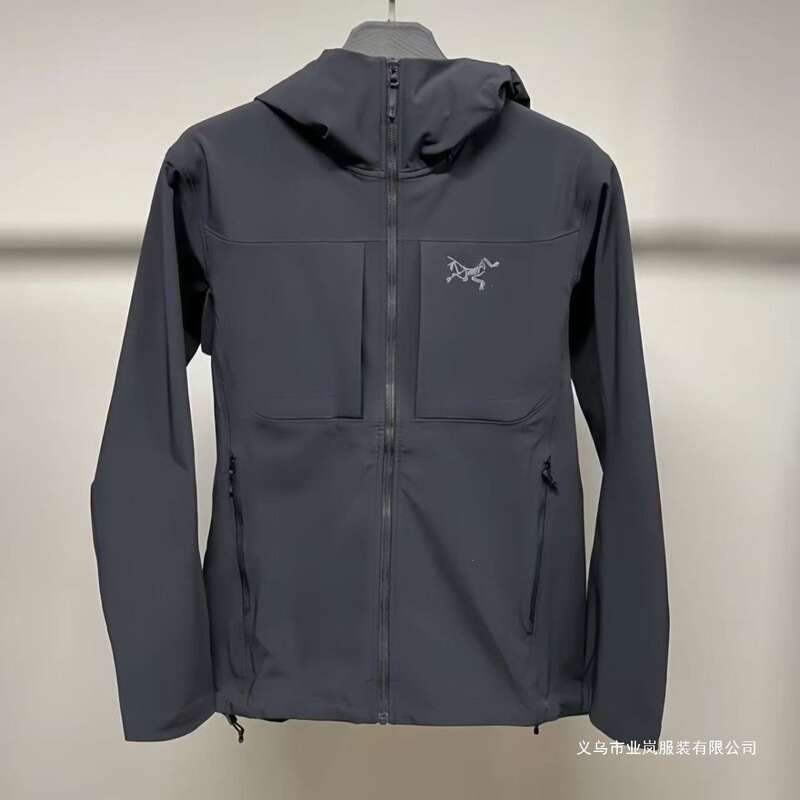 Bird's Nest Softshell High-Quality Gamma Lightweight Hooded Waterproof Jacket for Men, Outdoor Business Casual, Loose Fit for Couples Bird's Nest Softshell High-Quality Gamma Lightweight Hooded Waterproof Jacket for Men, Outdoor Business Casual, Loose Fit for Couples
