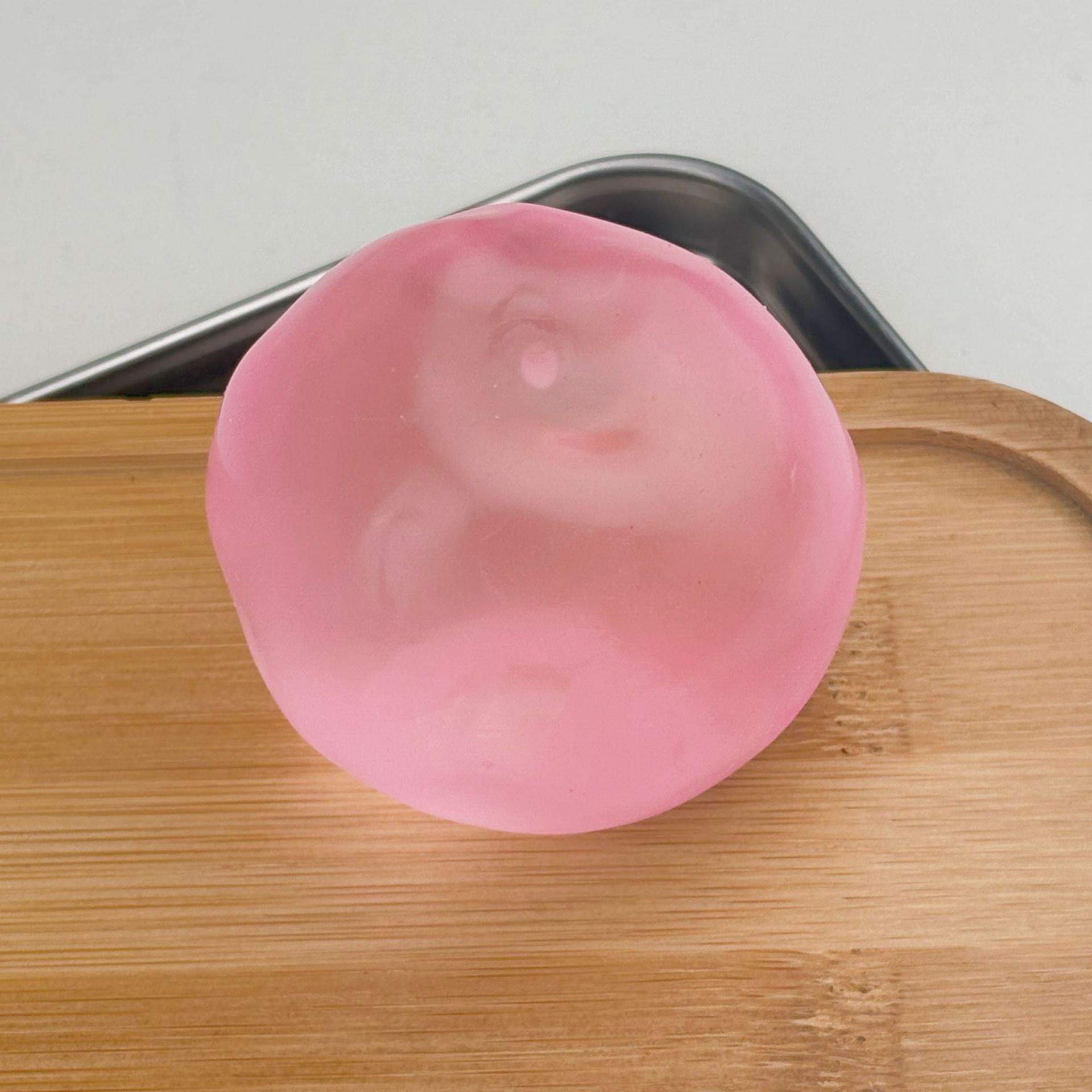 6cm pink vaseline handmade ball