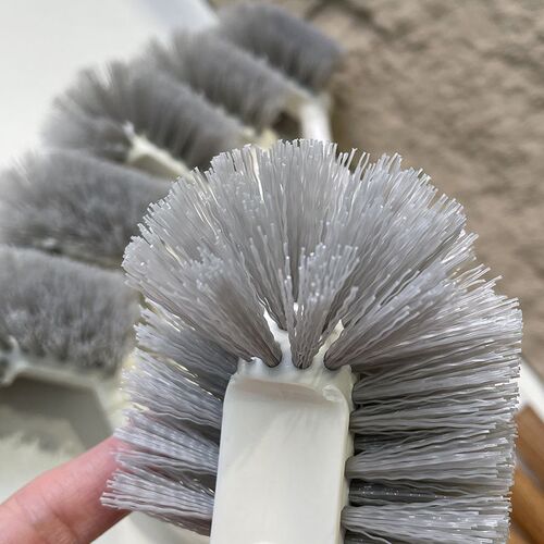 Internet-famous Japanese-style extended new no-blind-spot wooden-handle toilet cleaning brush, toilet brush for bathroom cleaning