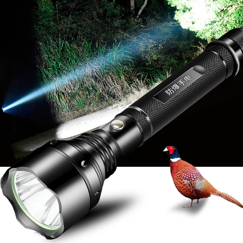 Cross-Border New Model Outdoor High-Brightness Flashlight, Small and Portable, Aluminum Alloy Explosion-Proof Led Flashlight with Long Battery Life