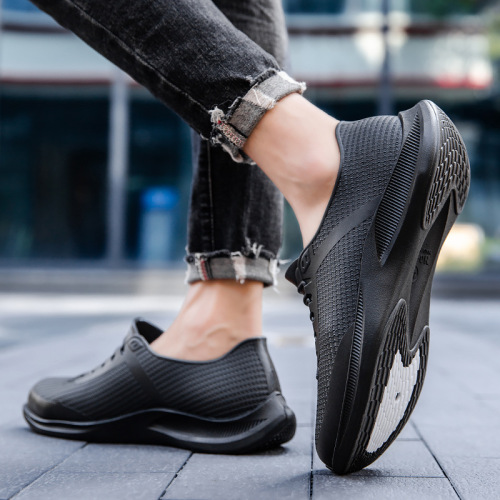 New Waterproof Rain Boots for Men and Women, Short Shaft Stylish Student Rain Boots, Four-Season Anti-Slip Kitchen Work Shoes, Wholesale Trade