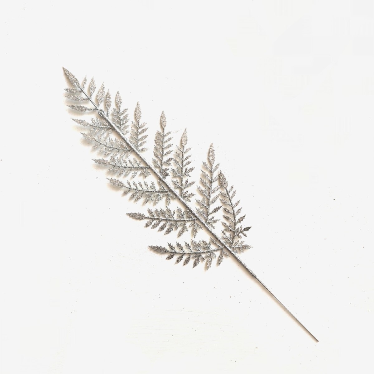 Nuevas plantas de Navidad transfronterizas decoración especial para el hogar decoración plástica imitación de 37cm hojas de polvo de oro