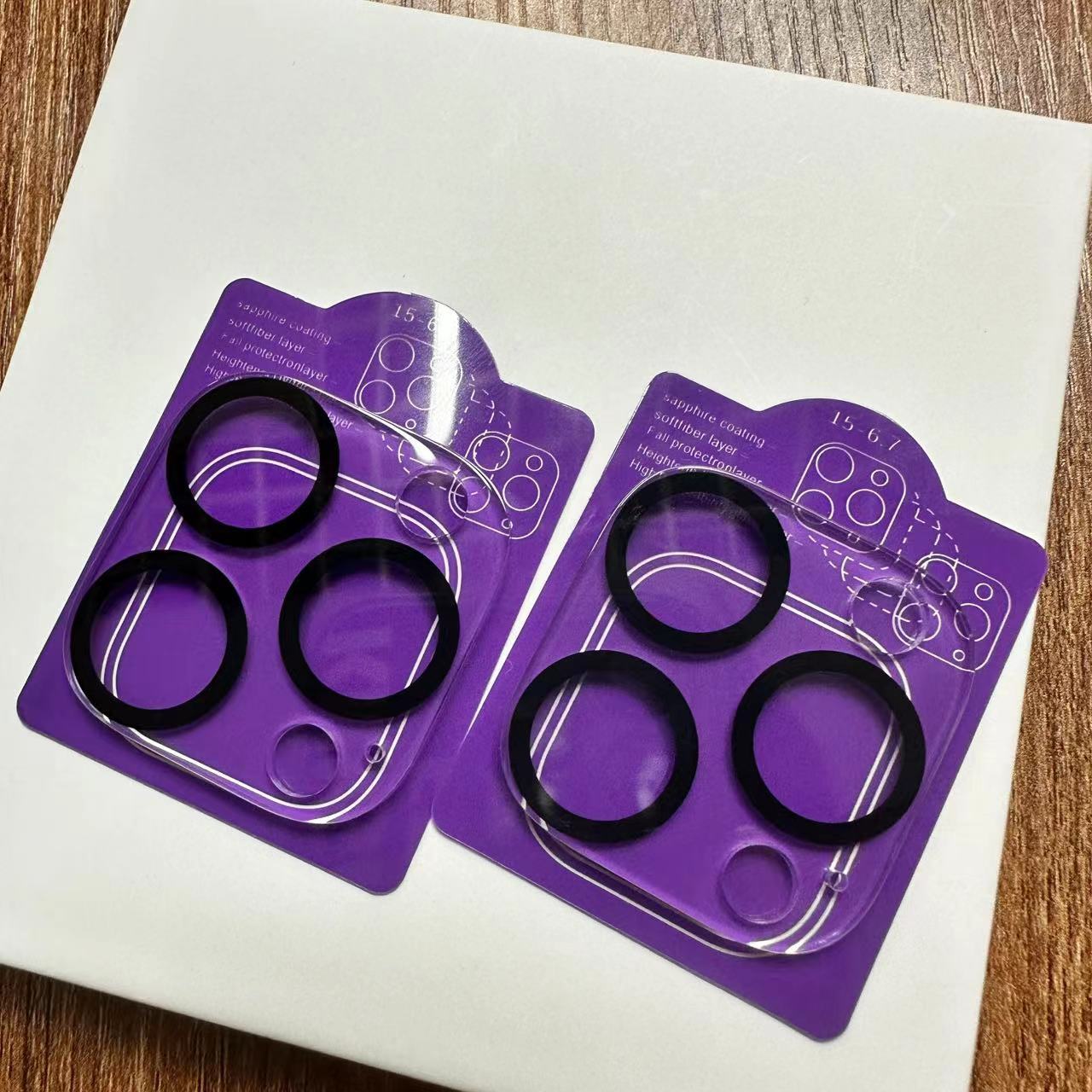 Aplicable a iPhone15plus cristal lente película protector iPhone15Pro Cámara lente película protección