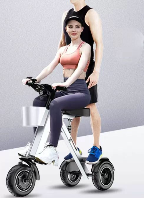 Cross-Border Household Electric Vehicles, Foldable Car-Mounted Mobility Vehicles, Electric Tricycles, Small Three-Wheeled Aluminum Alloy Battery Vehicles