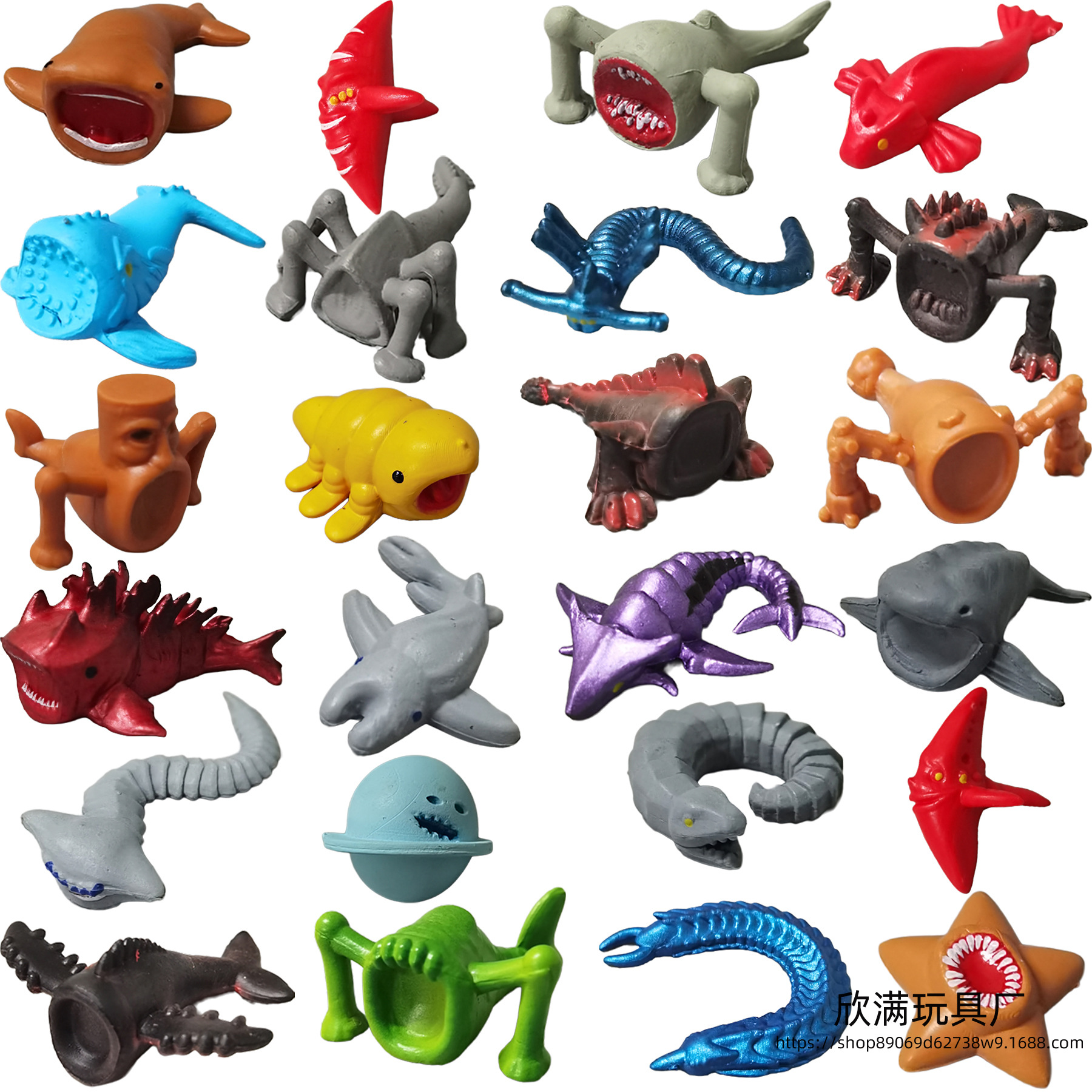 Cross-border new product 2.5-5cm deep sea monster game deep sea…