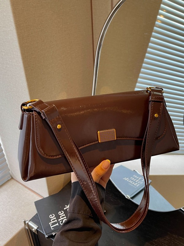 Textured Small Handbag for Women, Summer 2026 Trendy New Solid Color Crossbody Bag, Single Shoulder Underarm Trendy Small Square Bag