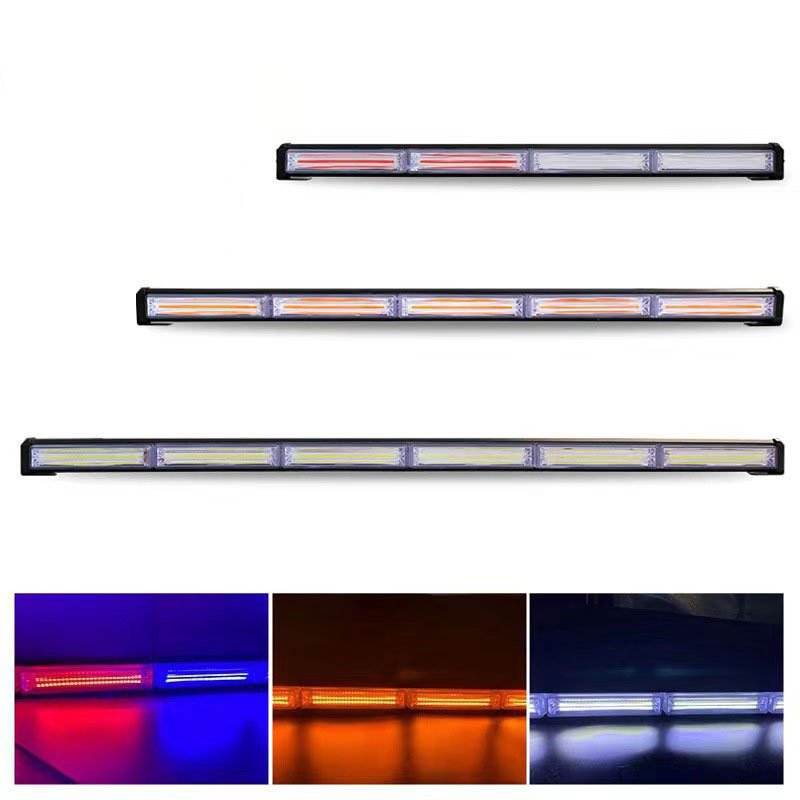 Luz de advertencia de explosión de alto brillo, lámpara de advertencia de techo de ingeniería de automóviles, lámpara de escolta, lámpara de advertencia de tira larga de ingeniería de camión LED