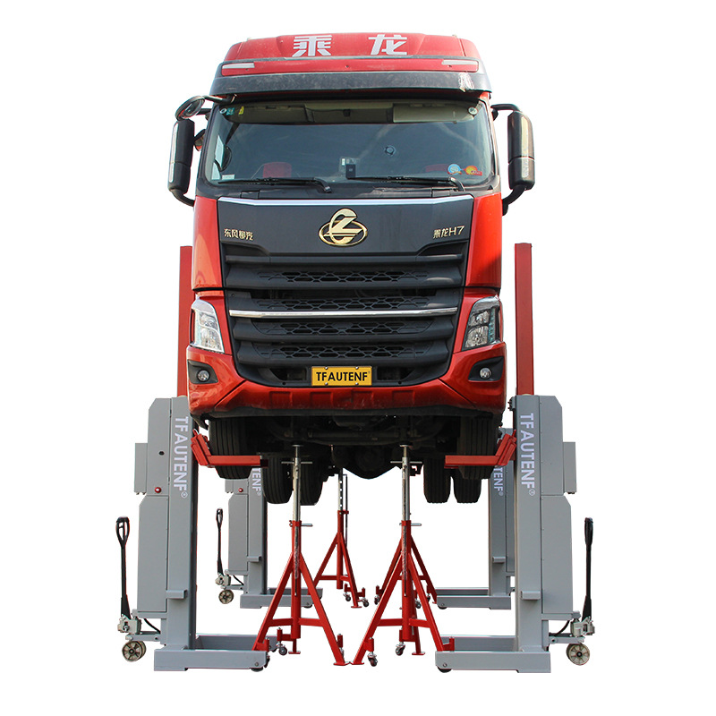 Inalámbrico de cuatro columnas de elevación hidráulica móvil autobús camión equipo de elevación