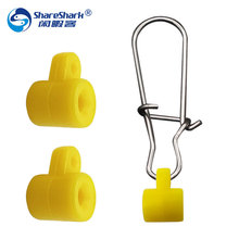 别针连接器塑料头 拉钩器T型加宽塑料配件头 渔具用品批发