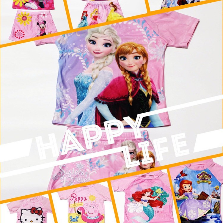 Pedidos extranjeros cola bienes oferta especial procesamiento niñas traje de baño para niños Comercio exterior Procesamiento de bienes