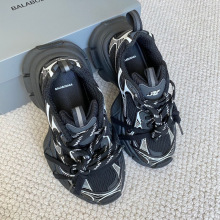 伏尔甘巴黎3XL走秀款老爹鞋男女透气休闲百搭莆田鞋厚底做旧运动