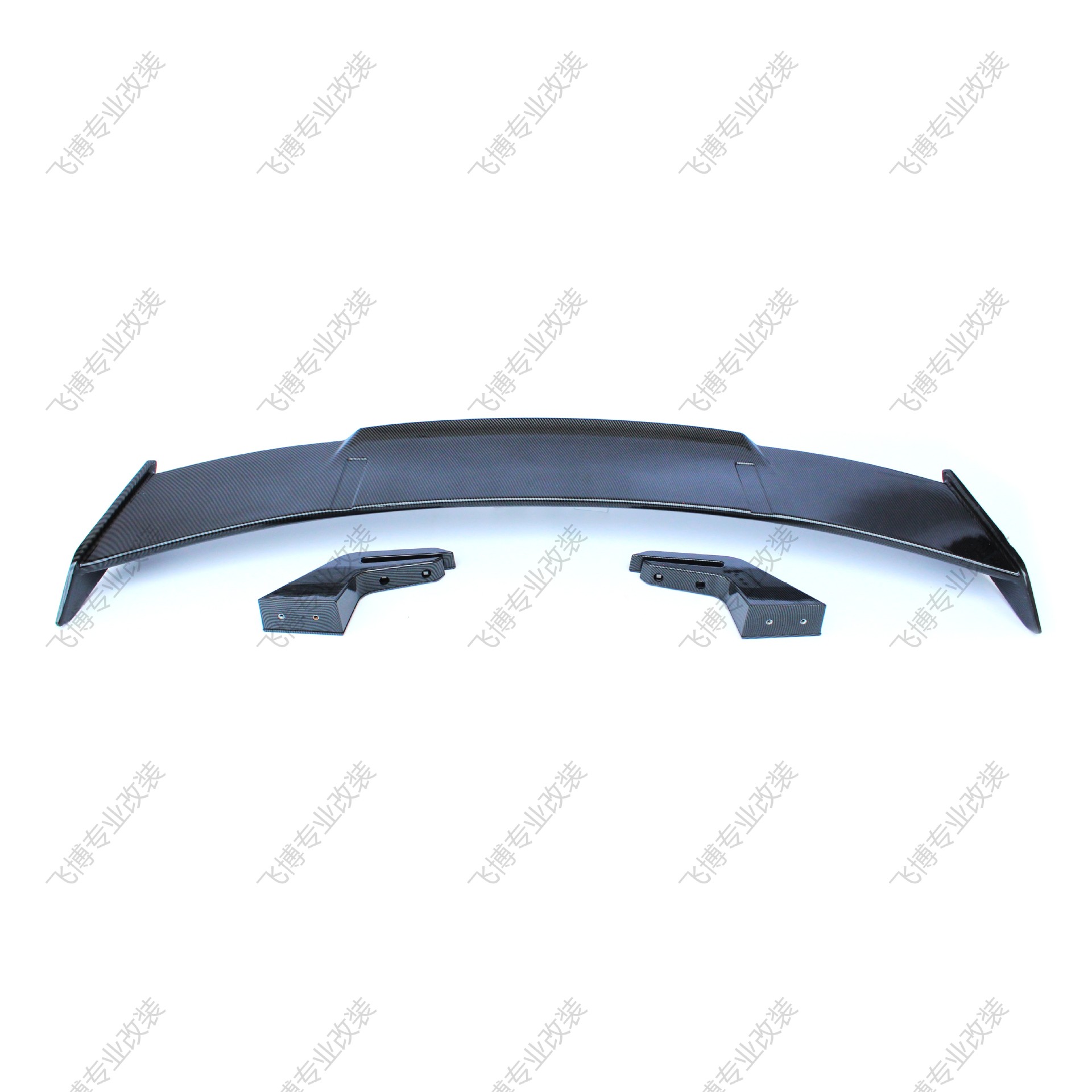Suitable for Bmw, Audi and Mercedes-Benz Carbon Fiber Car Modification Large Rear Wing and Decorative Three-Catch Universal Aircraft Wing