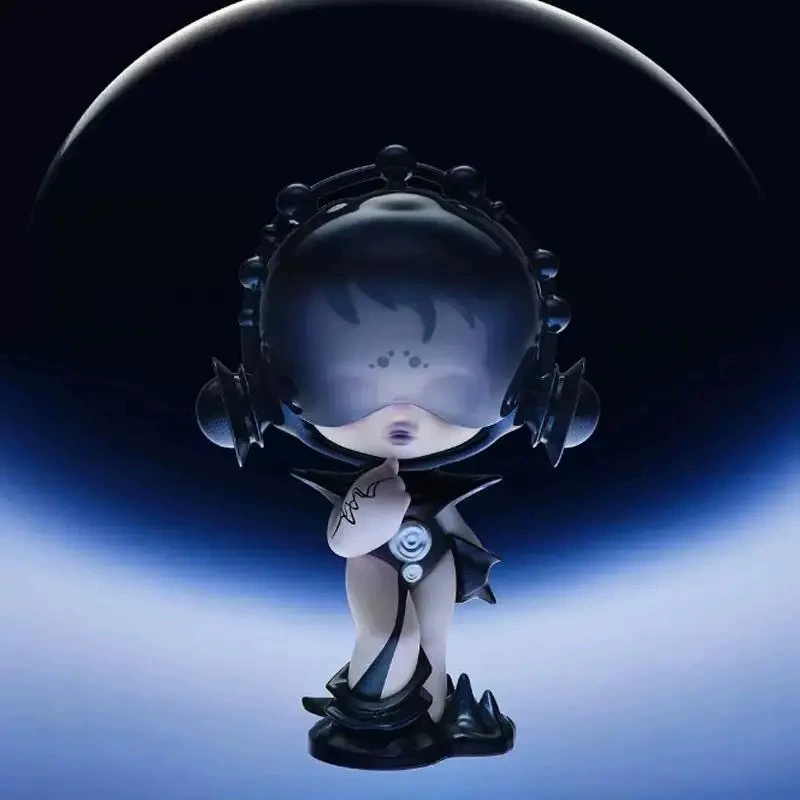 Фигурка Blind Box POPMART SKULLPANDA SP13 Sound Series — коллекционная автомобильная миниатюра, случайная 12+1