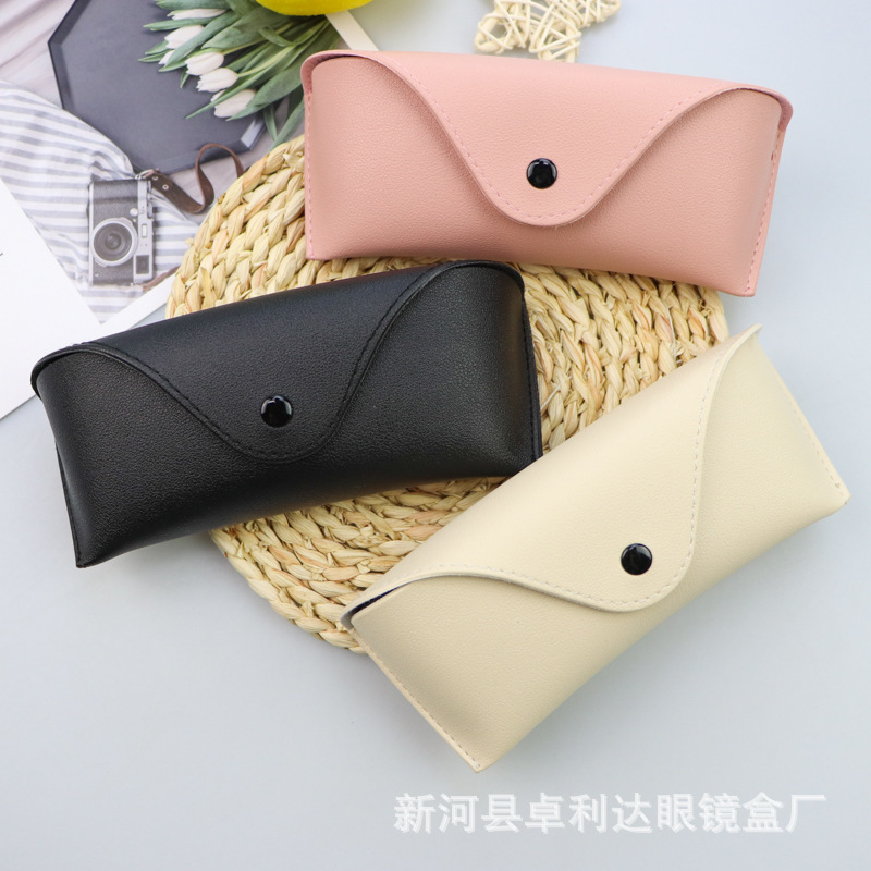 High-grade leather glasses box sunglasses sunglasses myopia mirror box compression sunglasses box can be fixed LOGO wholesale High-grade leather glasses box sunglasses sunglasses myopia mirror box compression sunglasses box can be fixed LOGO wholesale