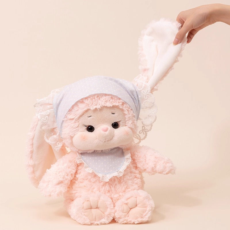 Juguetes para niñas bonitos conejos muñecas de peluche para dormir almohada muñeca de tela cordero muñeca fabricante de regalos del día del niño