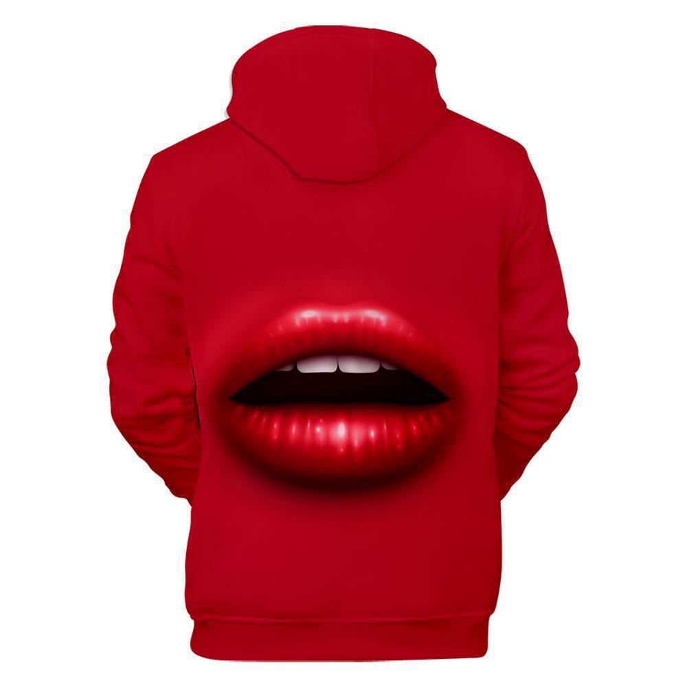 -Sudadera deportiva holgada con capucha impresa en 3D para hombres y mujeres con elementos del Día de San Valentín_voghion.com