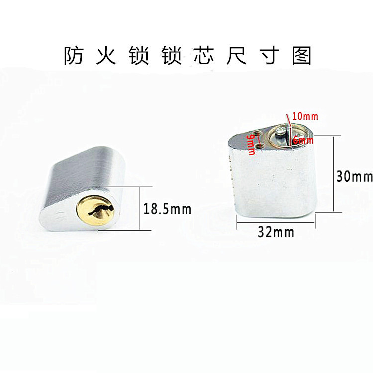 Cerradura de puerta cortafuego cerradura de puerta de seguridad Puerta de canal de acero inoxidable manija de puerta de escape cilindro de cerradura de puerta doble tipo universal