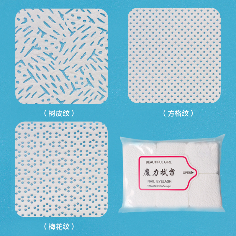 Nuevo pegamento de algodón mágico de corteza transfronteriza, pestañas limpias de algodón, tela de limpieza de botella, caja de limpieza mágica