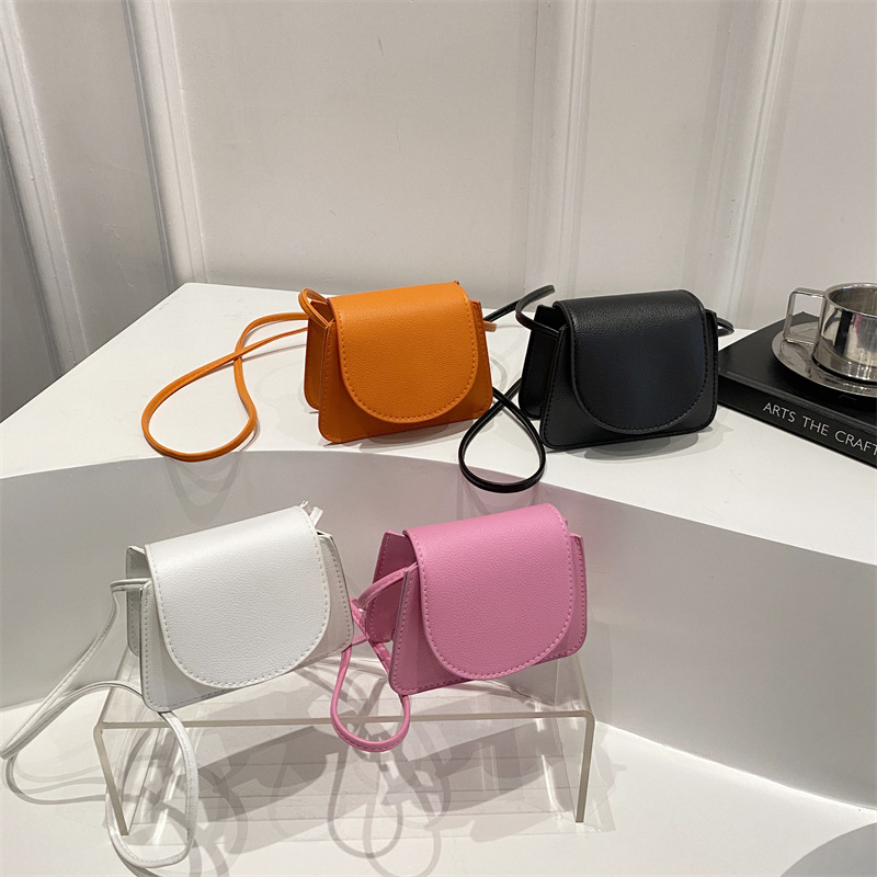 Elegant Small Square Crossbody Bag For Women Solid Colour Handbag_voghion.com