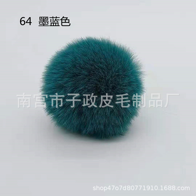 Bola de piel de conejo de imitación 6cm7cm8cm9cm10cm Bola de piel al por mayor hecha a mano DIY joyería ropa zapatos accesorios adornos