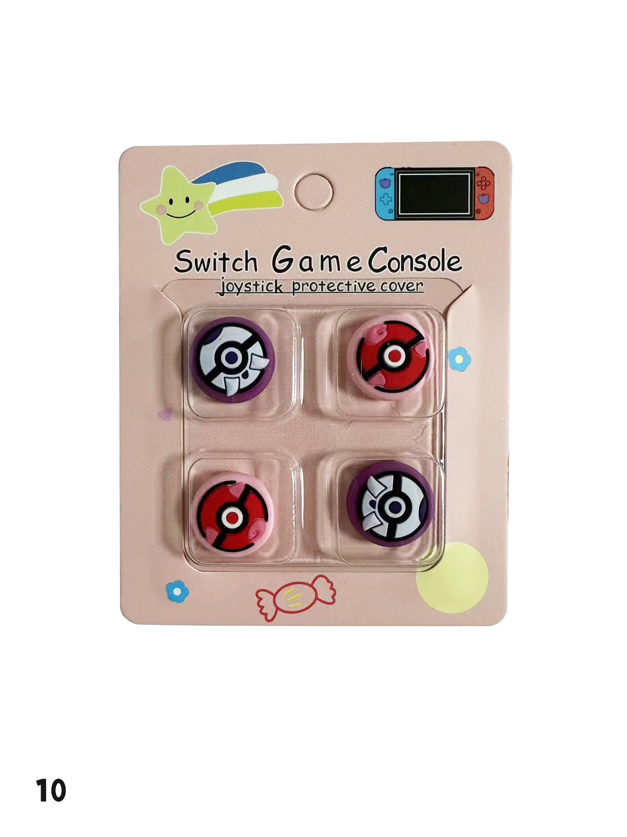 Tapa basculante de silicona de Nintendo Switch de dibujos animados NS Lite tapa basculante tapa protectora mango tapa protectora basculante