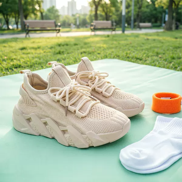 Summer mesh shoes for boys and girls aged 8-14, lightweight casual slip-on shoes, breathable mesh sneakers for elementary school students