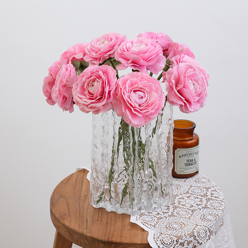High-End Artificial Flowers with Lotus and Buttercup Feel, Holiday Gifts, DIY Creative Flowers, Wedding Flowers, Home Interior