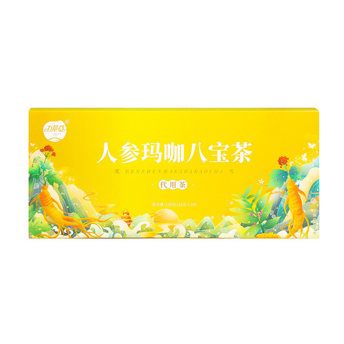 Manufacturer of Bozhou Health Tea Ginseng Maca Polygonatum Eight Treasure Tea Mulberry Goji Berry Small Can Set Vitality Four Treasure Tea