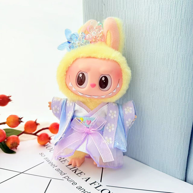仅衣服] 一/二代La布布衣服挂件拉布布坐坐派对娃衣挂件草莓熊萌|undefined