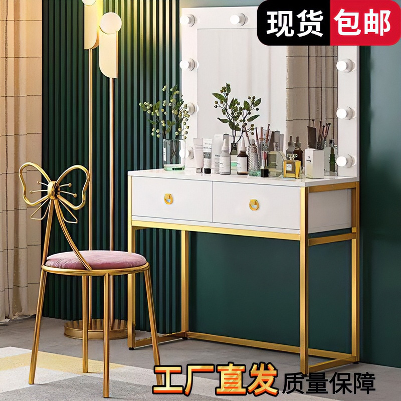 Vanity table for photo studio, makeup table with lights, professional makeup artist's table with lights, makeup table for bridal shop