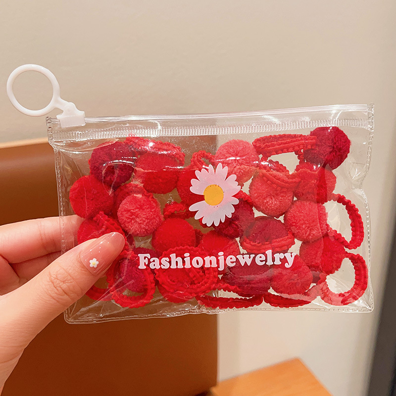 La cuerda linda del pelo del cordón de la Bola de Pelo del caramelo de las muchachas de la banda del pelo de los niños no lastima los accesorios del pelo de la niña del pelo