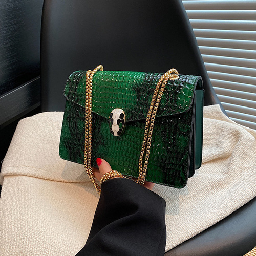  New Arrival Women's Bag: Stylish Retro-Style Small Square Bag with Chic Chain, Perfect for Shoulder or Crossbody Wear – Trendy European & American Design